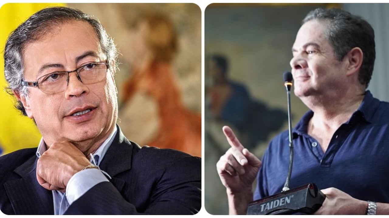 Gustavo Petro y Germán Vargas Lleras.