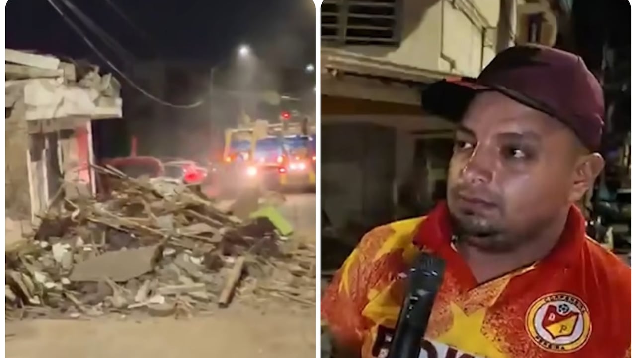 Juan David relató cómo está la situación tras el terremoto en el barrio Mejía Robledo, Pereira.