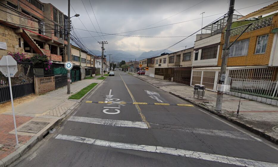 El lugar de los hechos de la mujer abandonada.