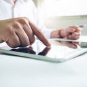 Business online shopping concept. People shopping and pay by credeit card