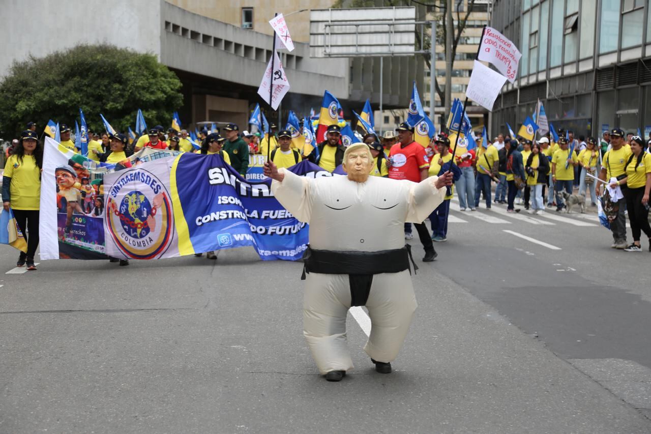 Marchas primero de mayo en Bogotá