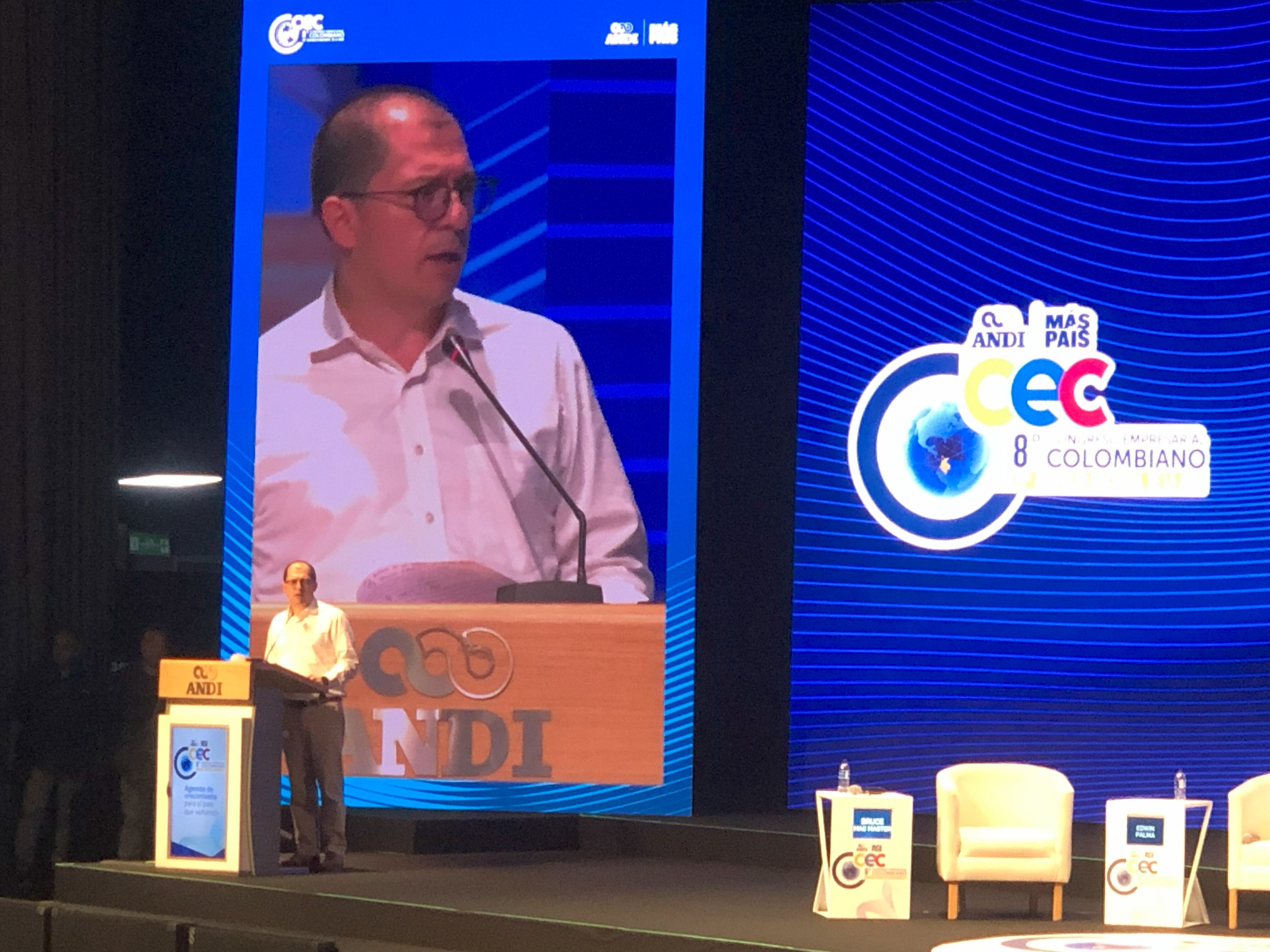 El fiscal Francisco Barbosa habló en el evento de la ANDI, en Cartagena.