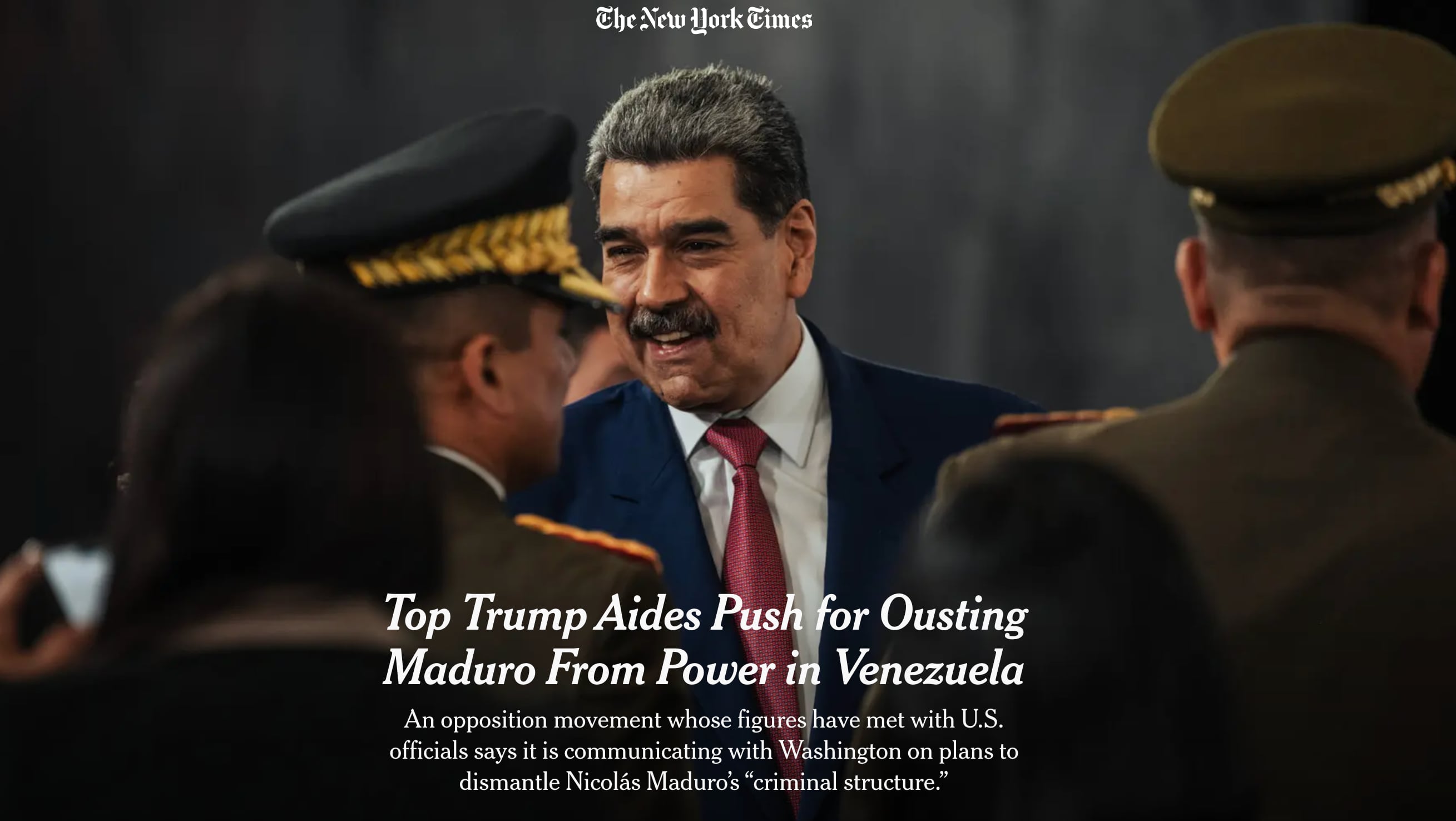 El artículo del NY Times detalla el que sería el objetivo del secretario de Estado, Marco Rubio