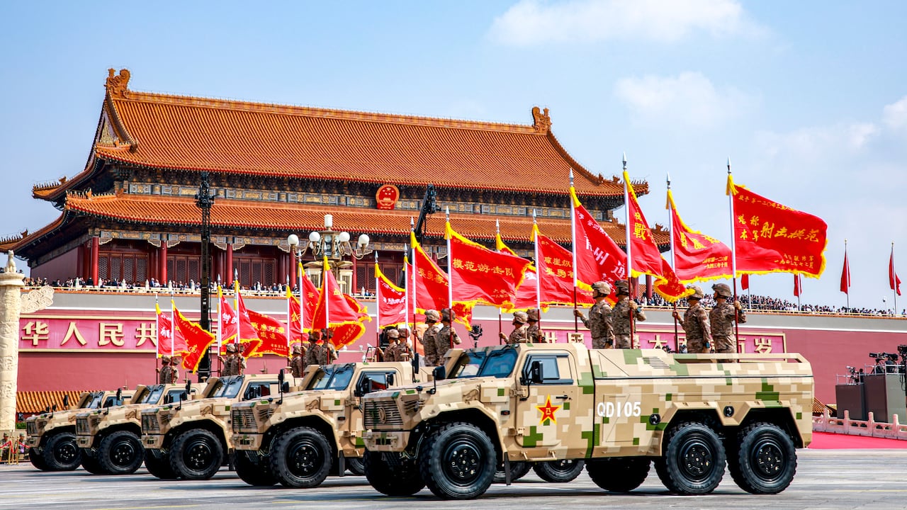 Desfile militar del Día de la Victoria para conmemorar el 80.º aniversario de la victoria en la Guerra de Resistencia del Pueblo Chino contra la Agresión Japonesa y la Guerra Mundial Antifascista.