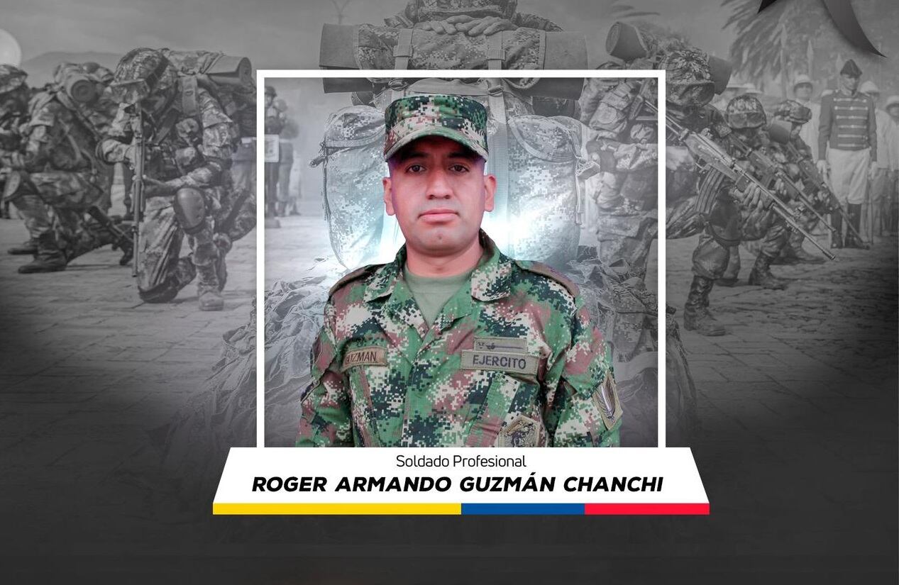El soldado Roger Armando Guzmán Chanchí.