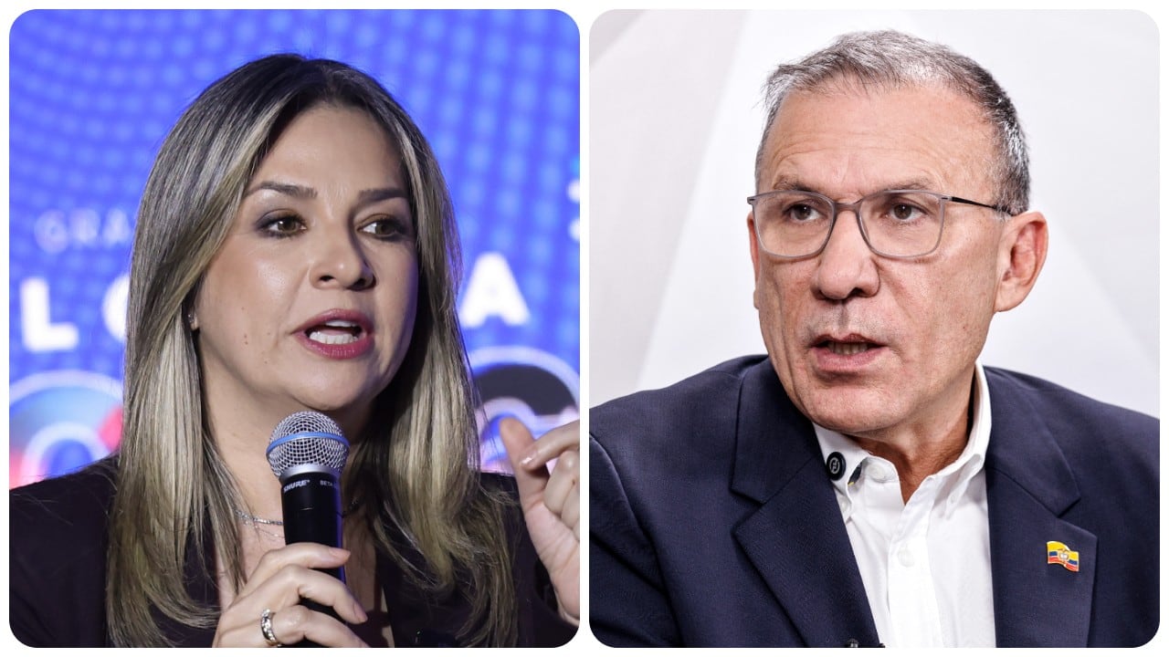 Vicky Dávila y Roy Barreras