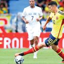 James fue el jugador de Colombia con mayor calificación en el juego contra Uruguay. Sin duda, hay una mejoría en su nivel futbolístico.