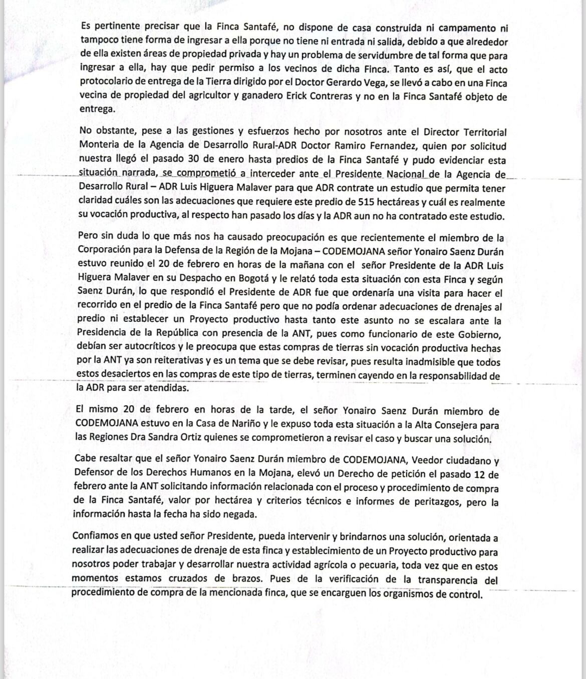 Pantallazo carta
