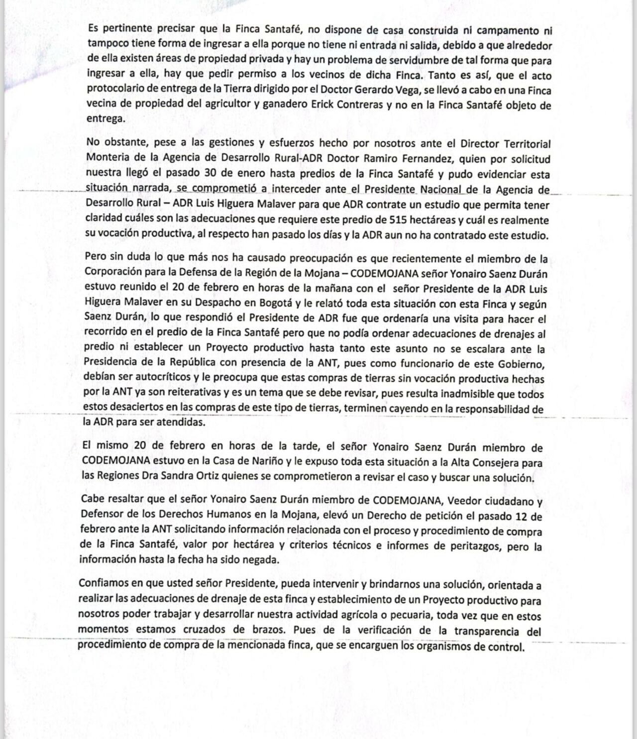 Pantallazo carta