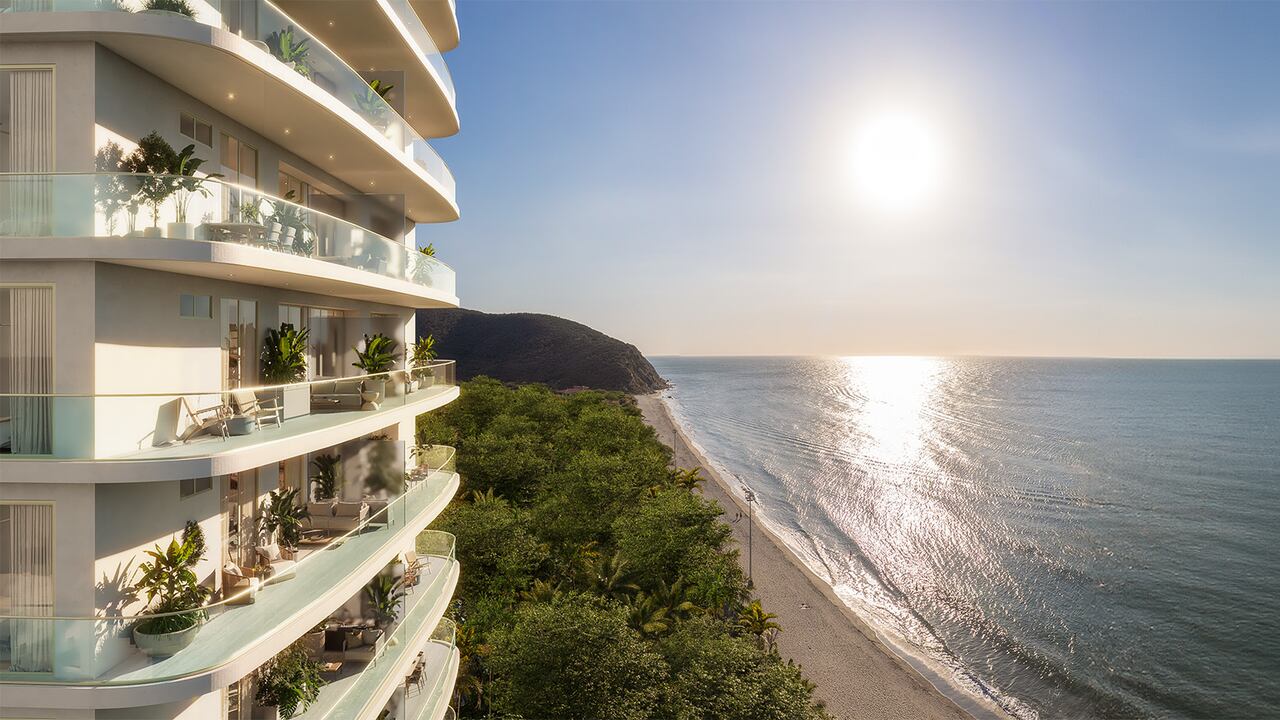 El proyecto Caribbean Beach Resort, de Marval, cuenta con una vista privilegiada de las montañas y el mar en Santa Marta.