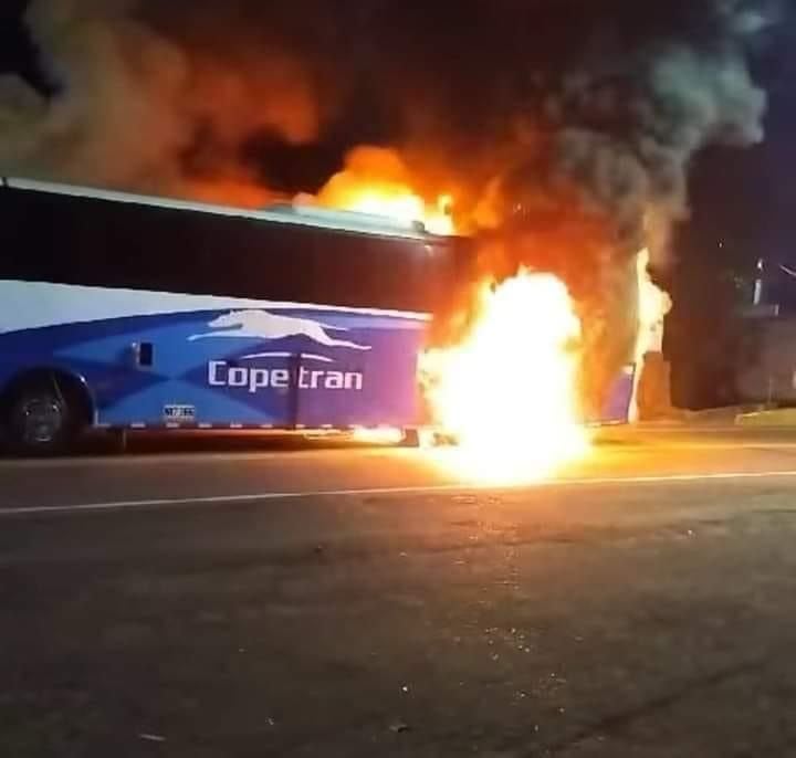 El bus habría presentado una falla mecánica.