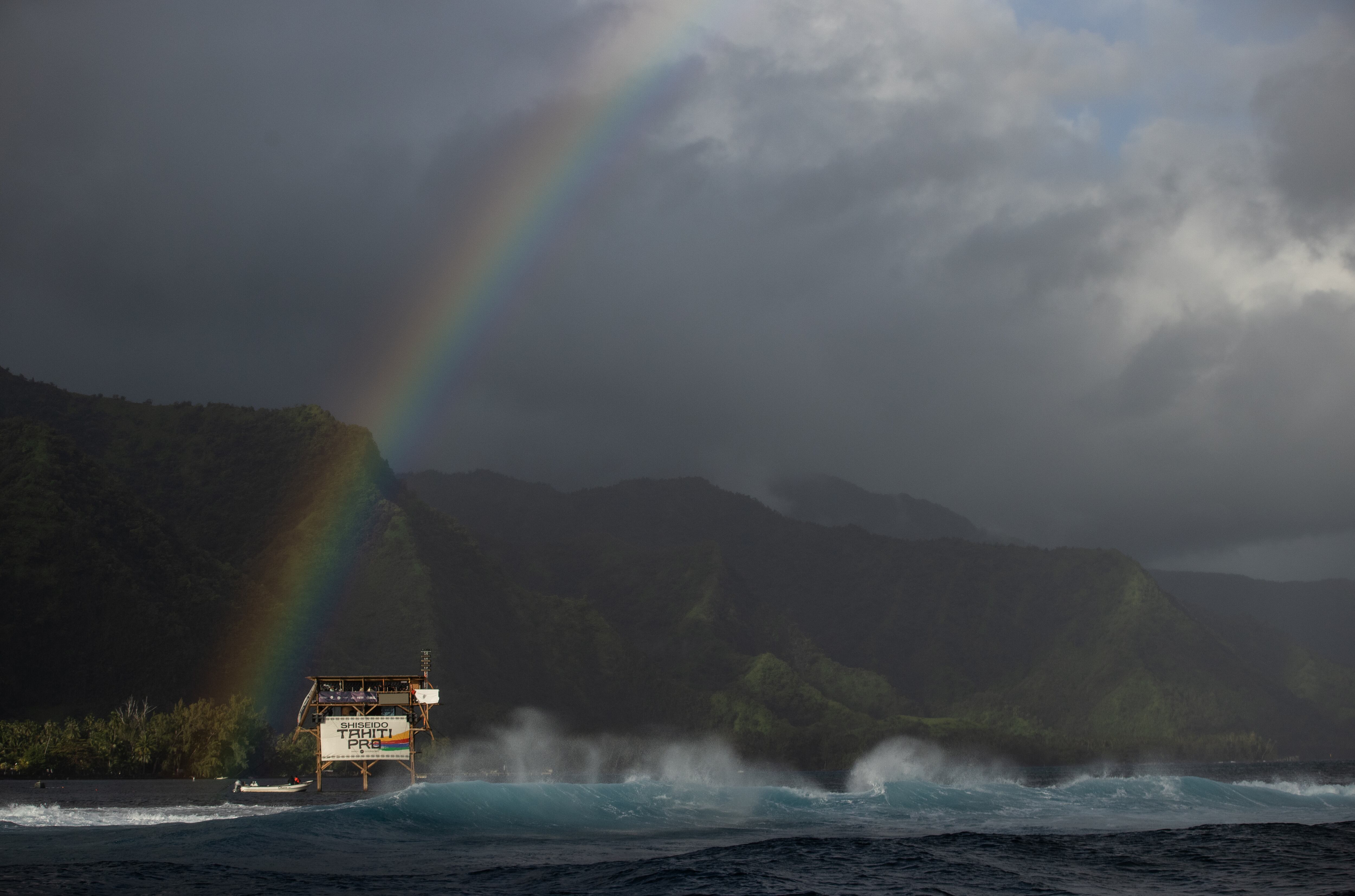 Isla de Tahití en la Polinesia Francesa.