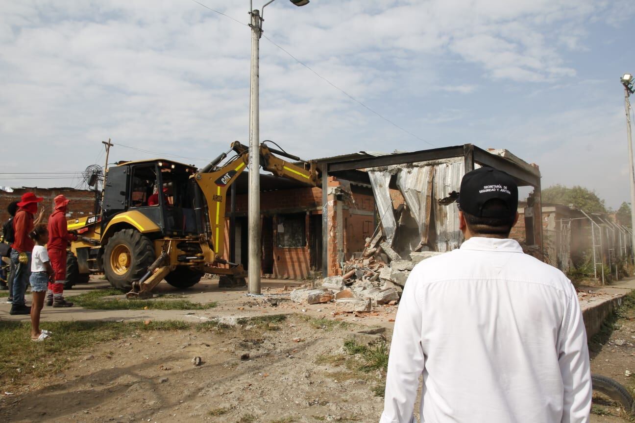 Los edificios ubicados en el barrio Comuneros eran foco de inseguridad y delitos.