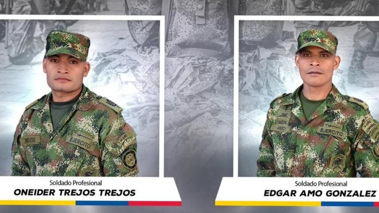 Soldados asesinados por disidencias de la Farc en Cauca.