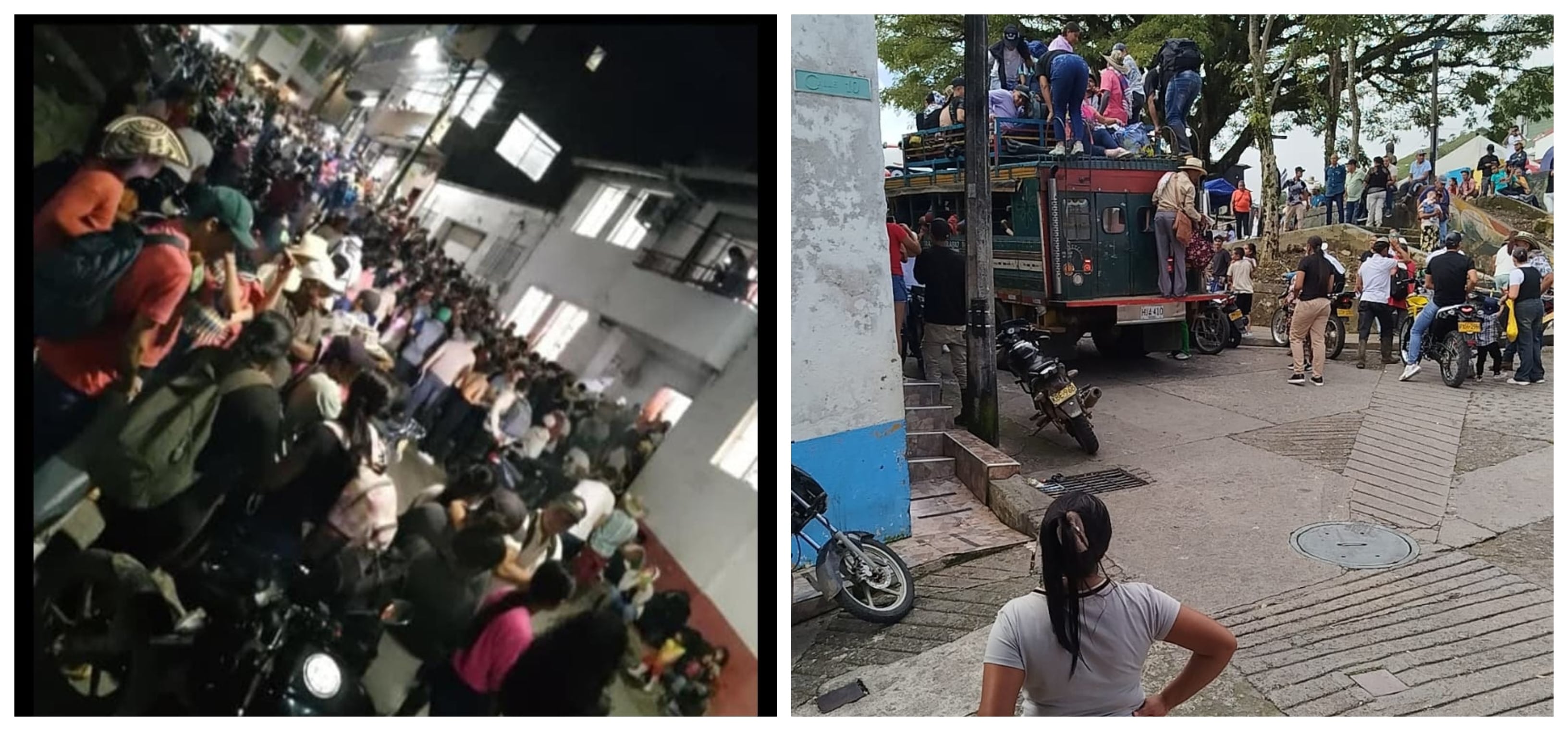 Más de 2 mil personas han tenido que huir de sus parcelas en Briceño y Anorí, Antioquia.