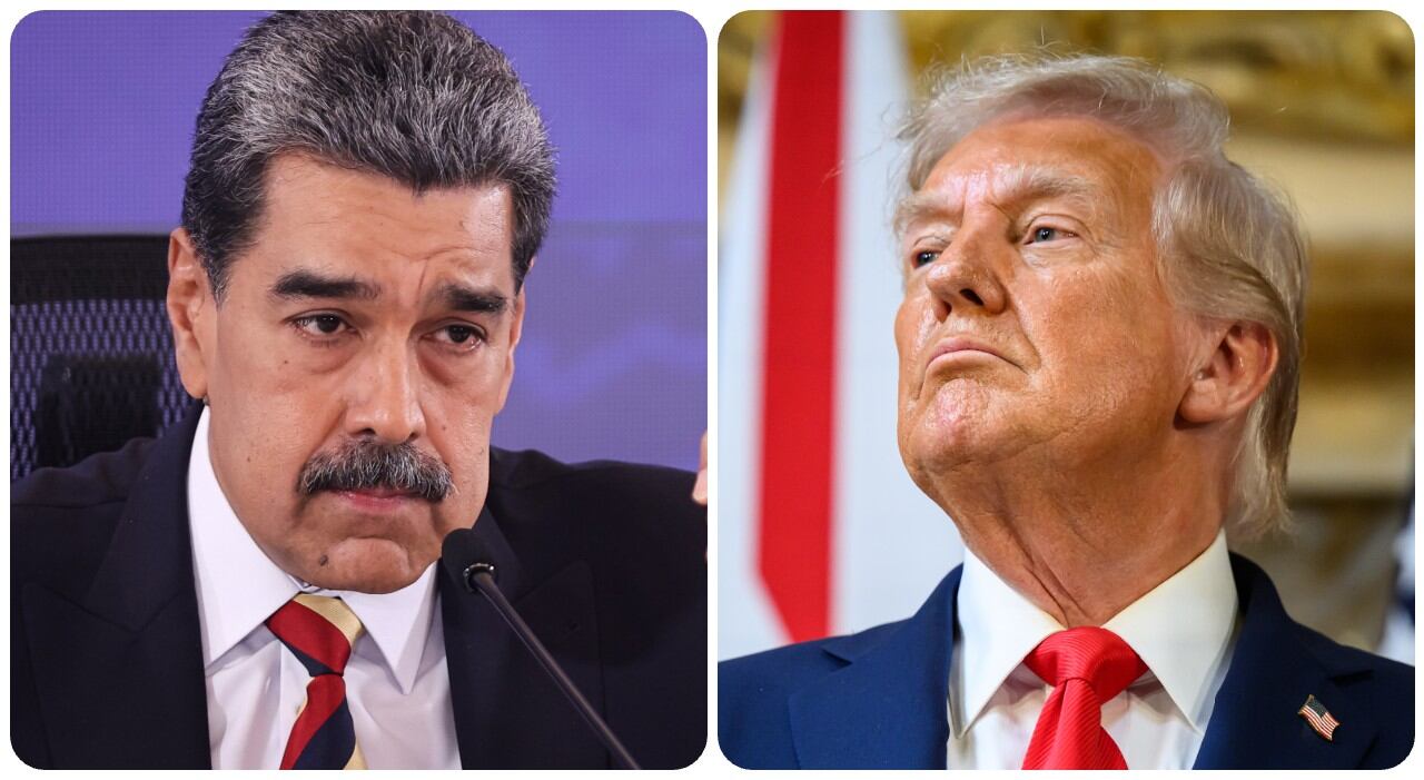 Nicolás Maduro y Donald Trump.