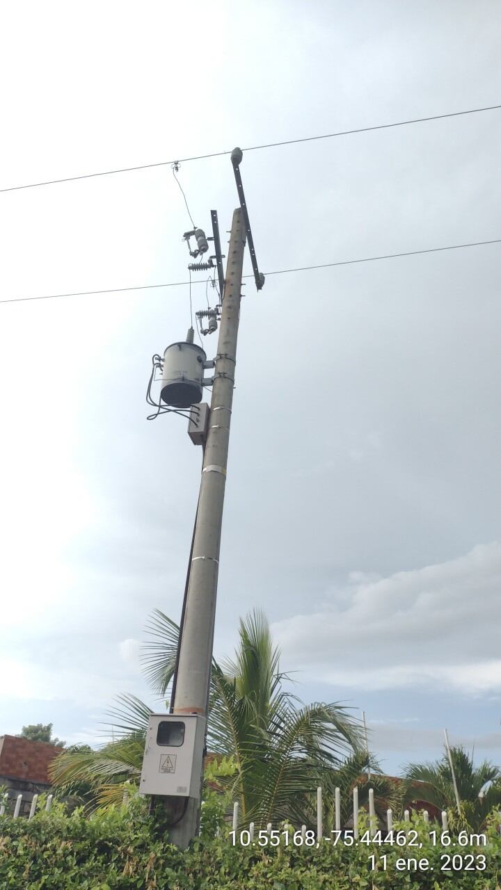 Presunto robo de energía en Pontezuela corregimiento de Cartagena
