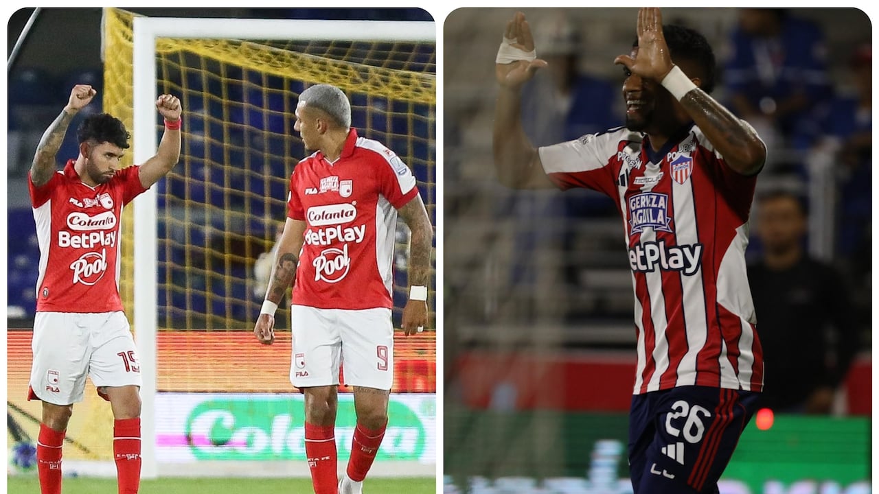 Nahuel Bustos de Independiente Santa Fe y Yeison Suárez de Junior de Barranquilla se reportaron con gol.