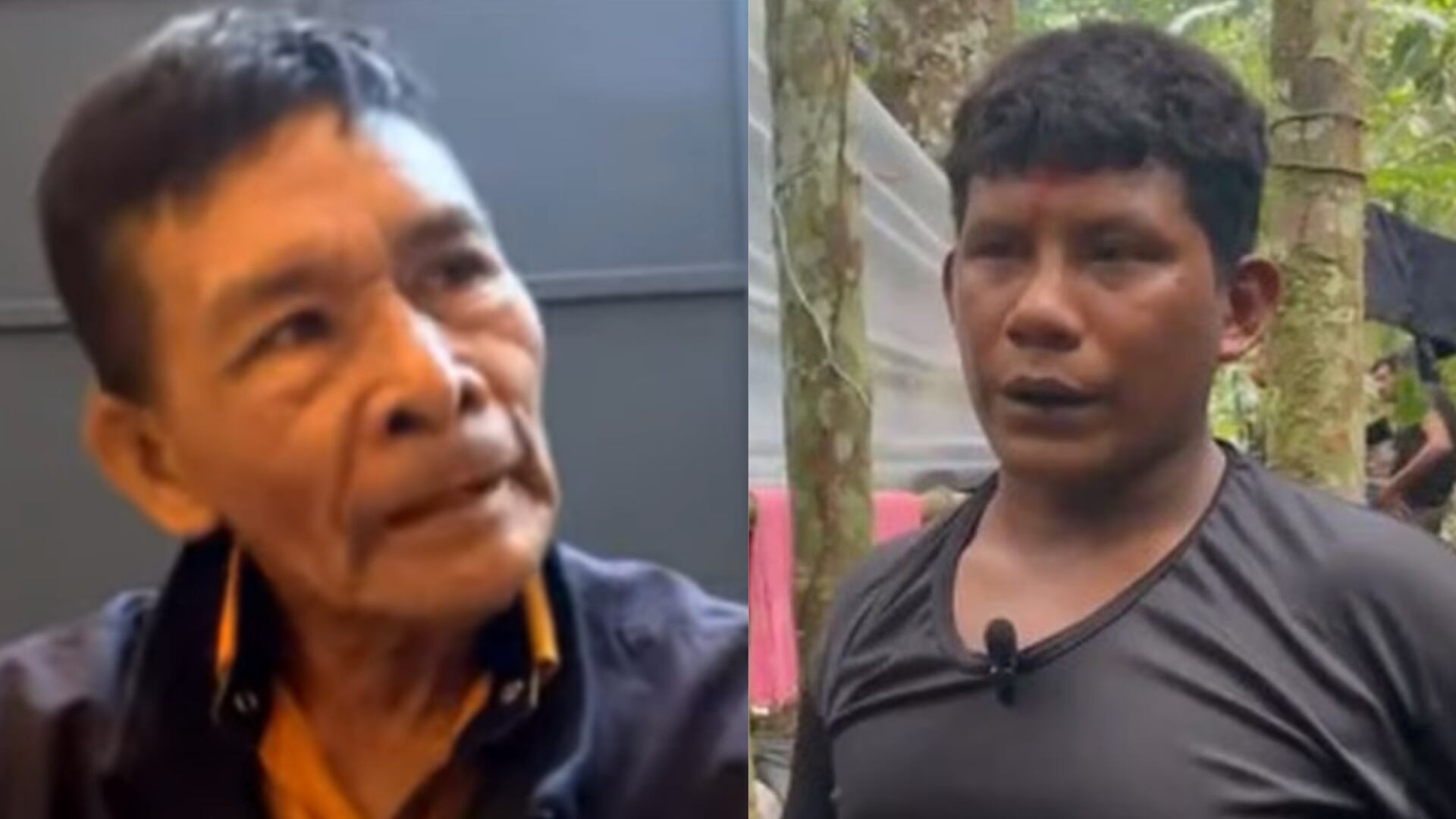 Narciso Mucutuy y Manuel Ranoque