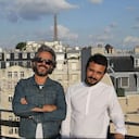 Juan Daniel Oviedo y Sebastián Reyes, su compañero sentimental.