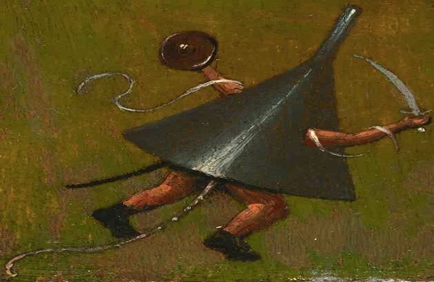 Detalle del Tríptico de las Tentaciones de san Antonio, hacia 1501.