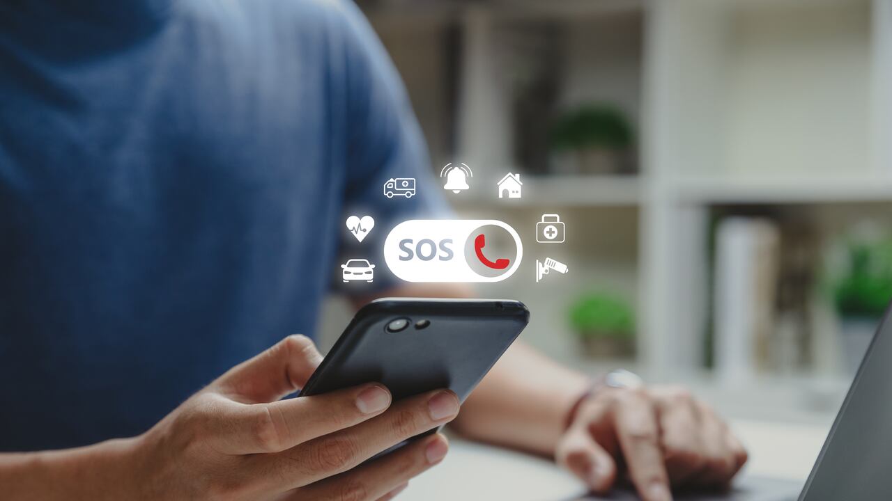La función "Emergencia SOS" está disponible para iOS y Android.