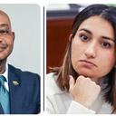 Luis Gilberto Murillo y Laura Sarabia.