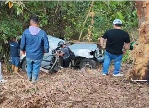 El siniestro tuvo lugar en la vía al corregimiento El Llanito.
