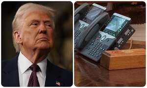 Trump mostró el famoso botón rojo en una entrevista en Fox News