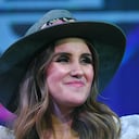 MEXICO CITY, MEXICO - JULY 18: Dulce Maria speaks during the Billboard Latin Music Showcase at Foro 1869 on July 18, 2018 in Mexico City, Mexico. (Photo by Carlos Tischler/Getty Images)