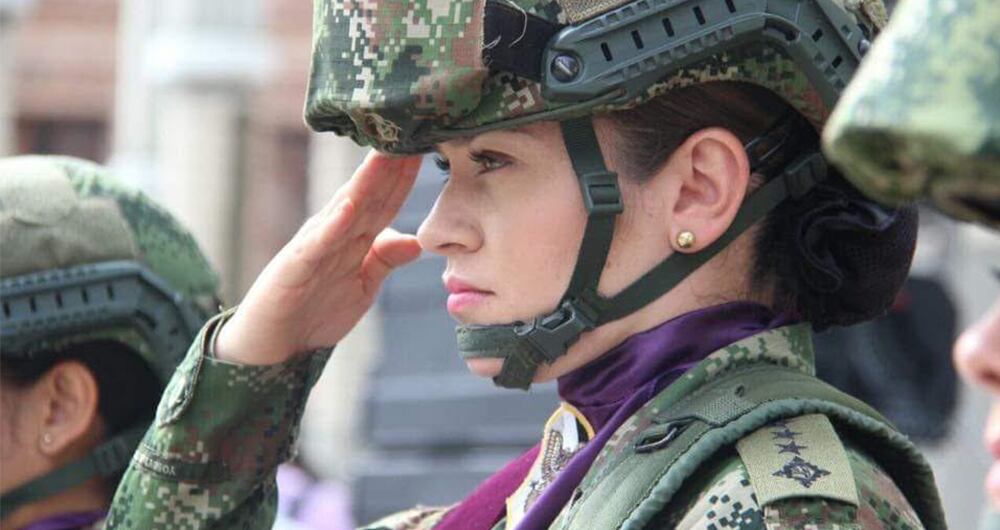 Mayor Adriana María Giraldo, Directora del Dispensario del Batallón de Infantería No. 22 Batalla de Ayacucho, en Manizales, Caldas.