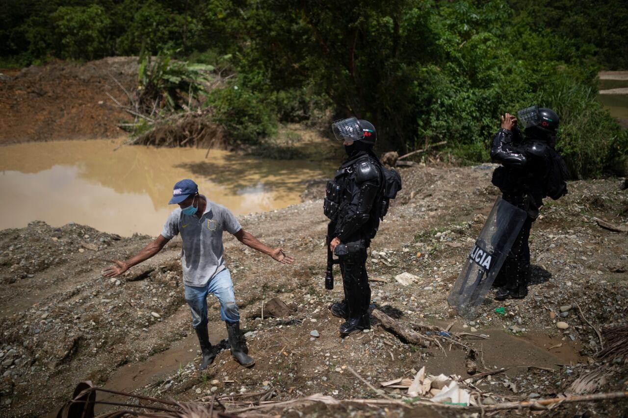 Operación contra la Minería Ilegal. Ejército Nacional