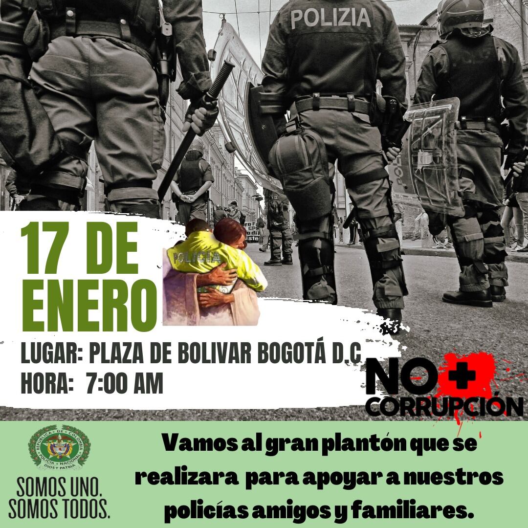 Familiares de patrulleros están convocando a un platón para rechazar supuestos actos de corrupción en el Icfes.