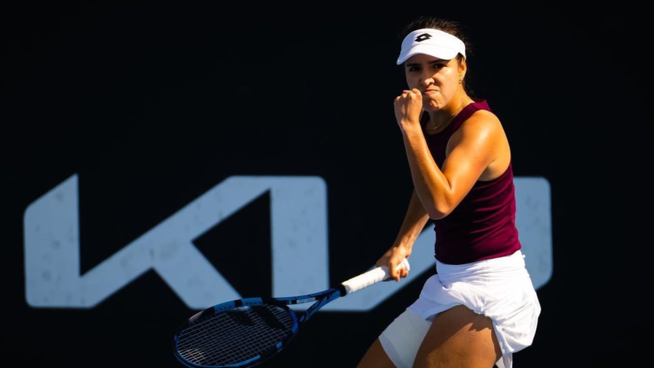 María Camila Osorio se estrenó con triunfo en Abierto de Australia.