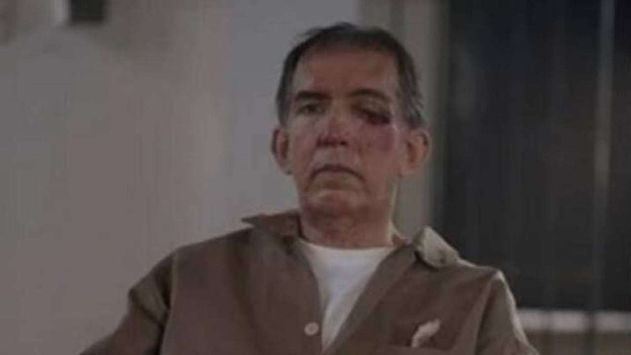 Enfermo e irreconocible, pero lúcido y coherente, así era la apariencia de Luis Alfredo Garavito. Foto: Testigo Directo