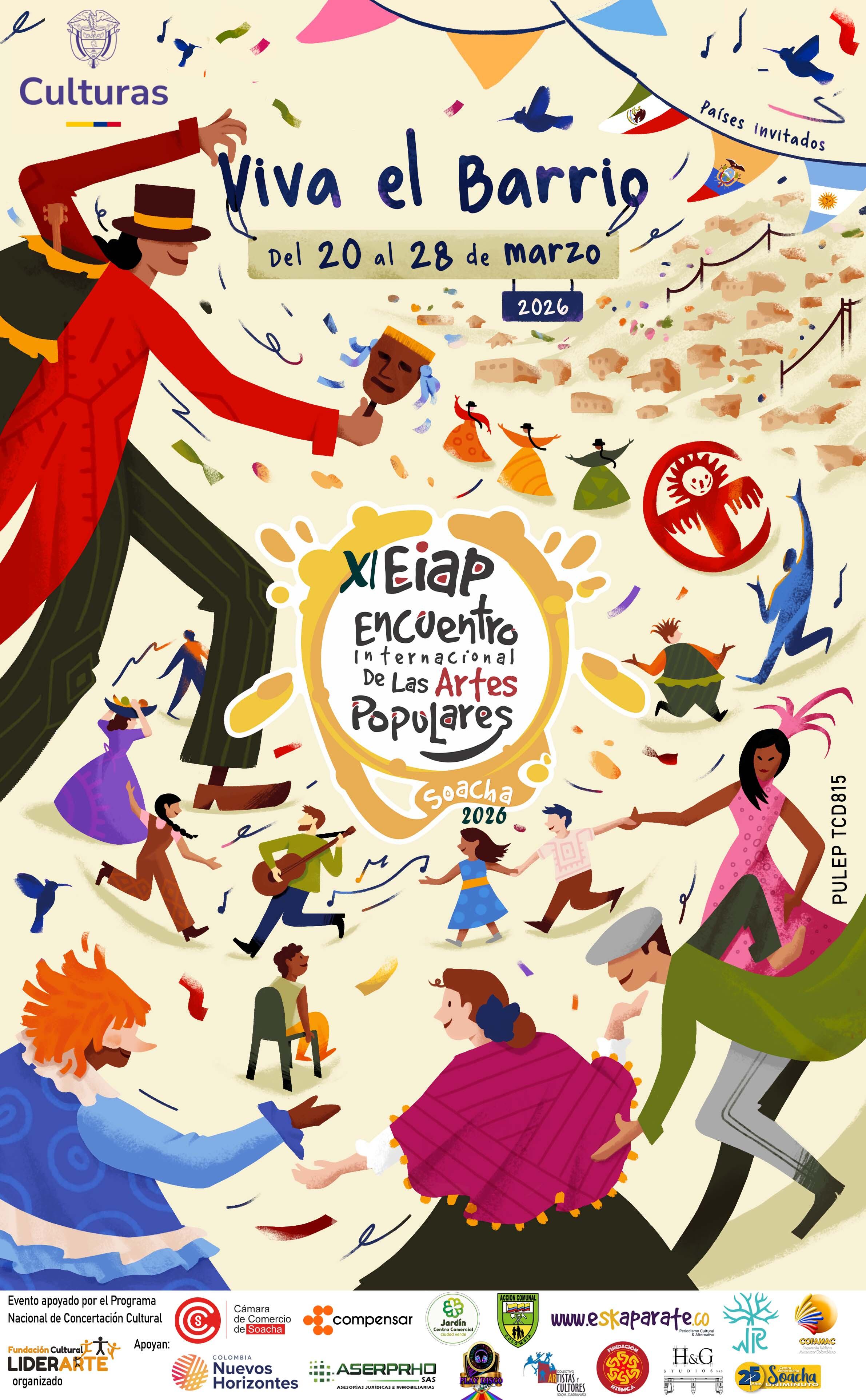 Soacha se viste de tradición con el XI Encuentro Internacional de las Artes Populares. Foto: EIAP / A.P.I.