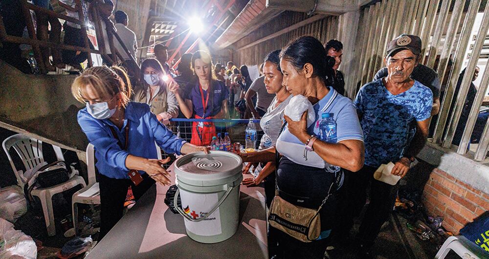 Población afectada por la crisis en el Catatumbo.
