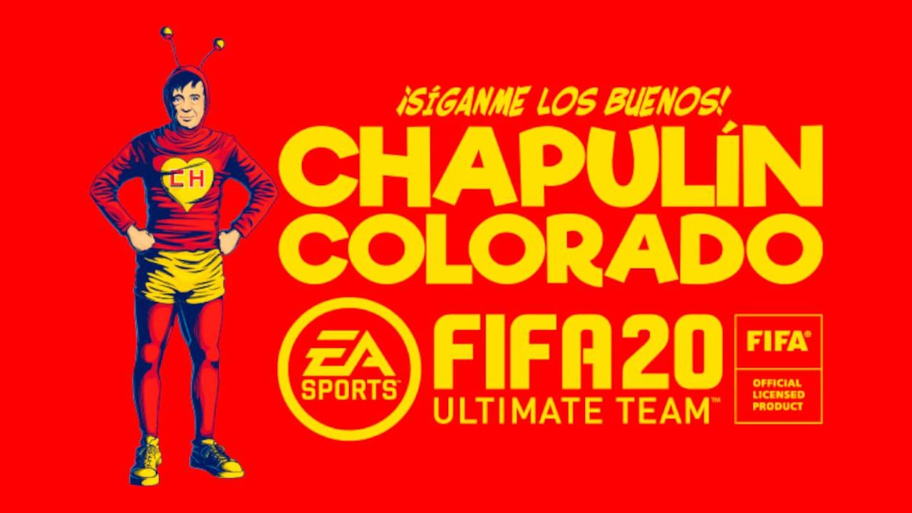 El 'Chapulin Colorado' tuvo una aparición especial en FIFA 20.