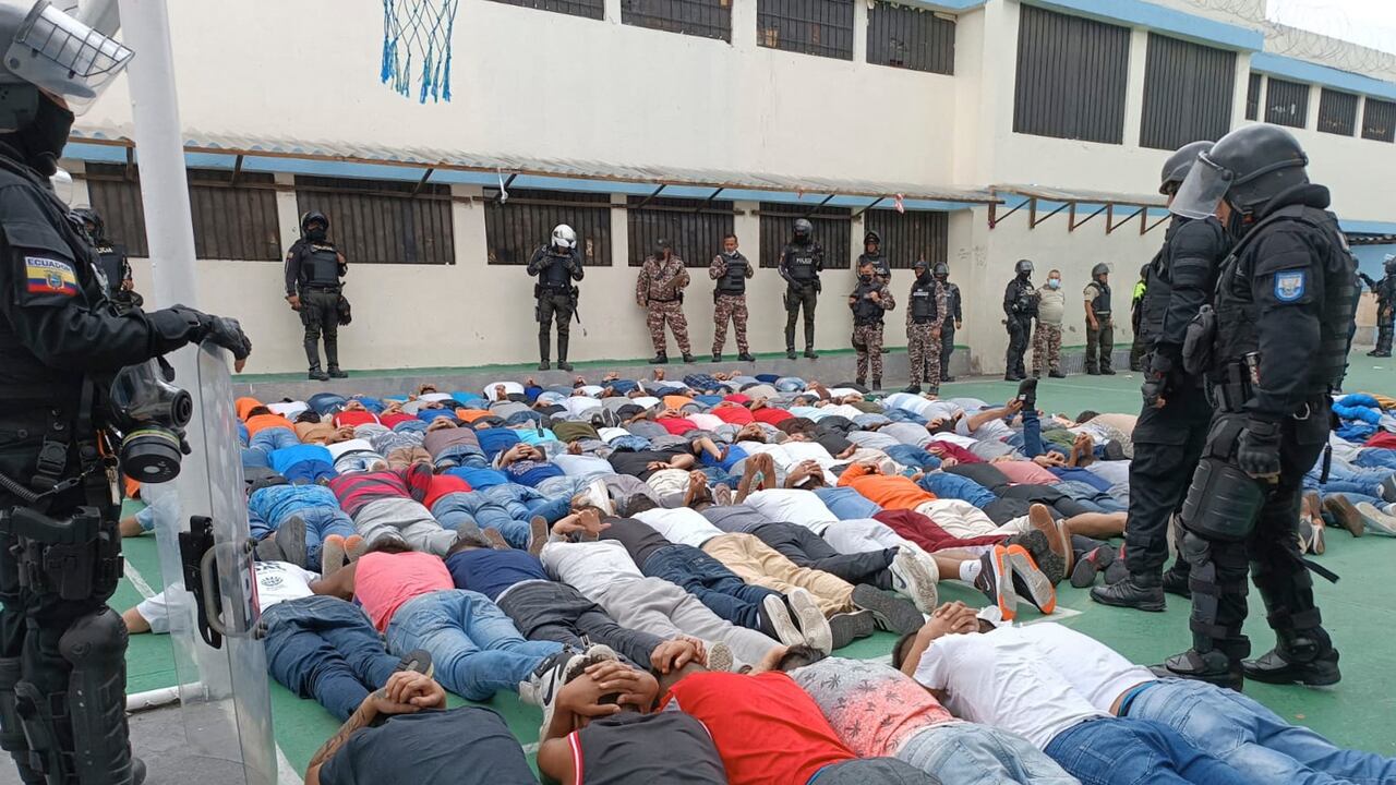 Una nueva masacre se presentó en los centros carcelarios de Ecuador. Foto: AFP.