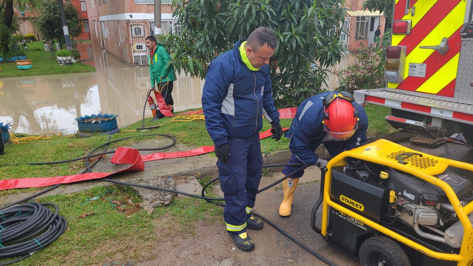 Los organismos de socorro atendieron la emergencia en Bosa.