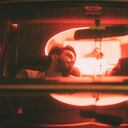 En el rodaje, con Víctor Gaviria.