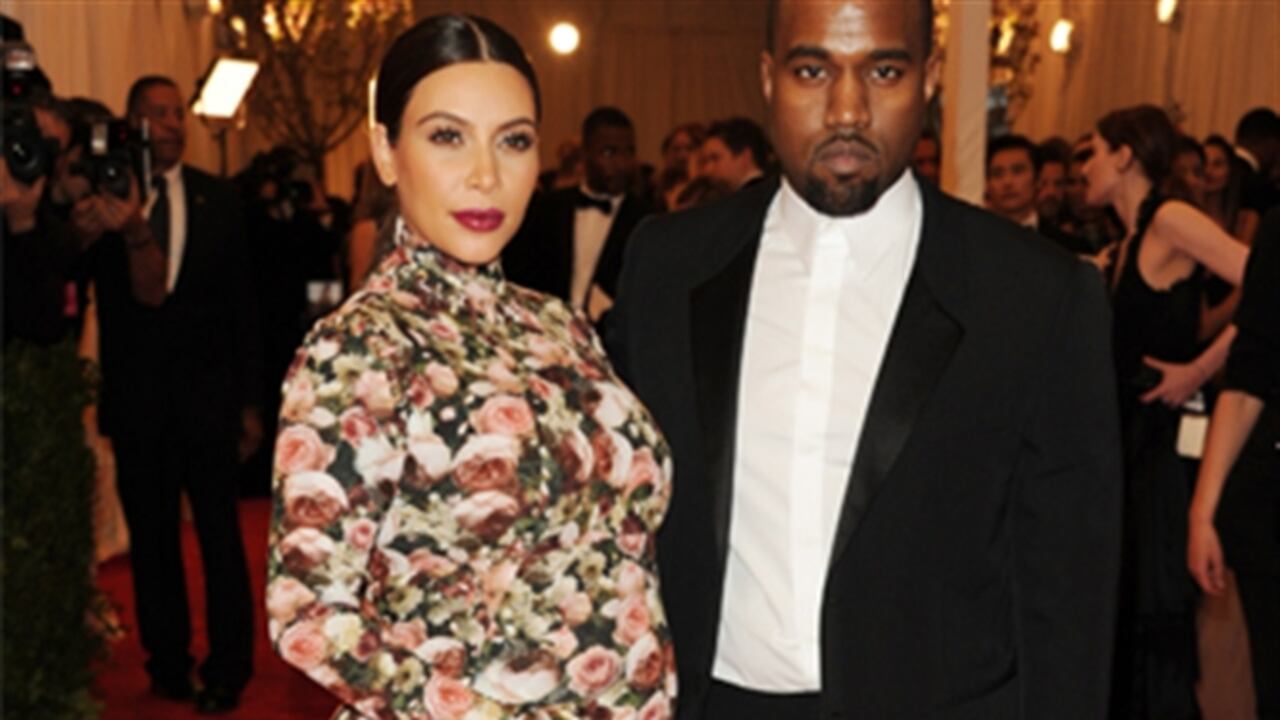 Kim Kardashian y Kanye West.