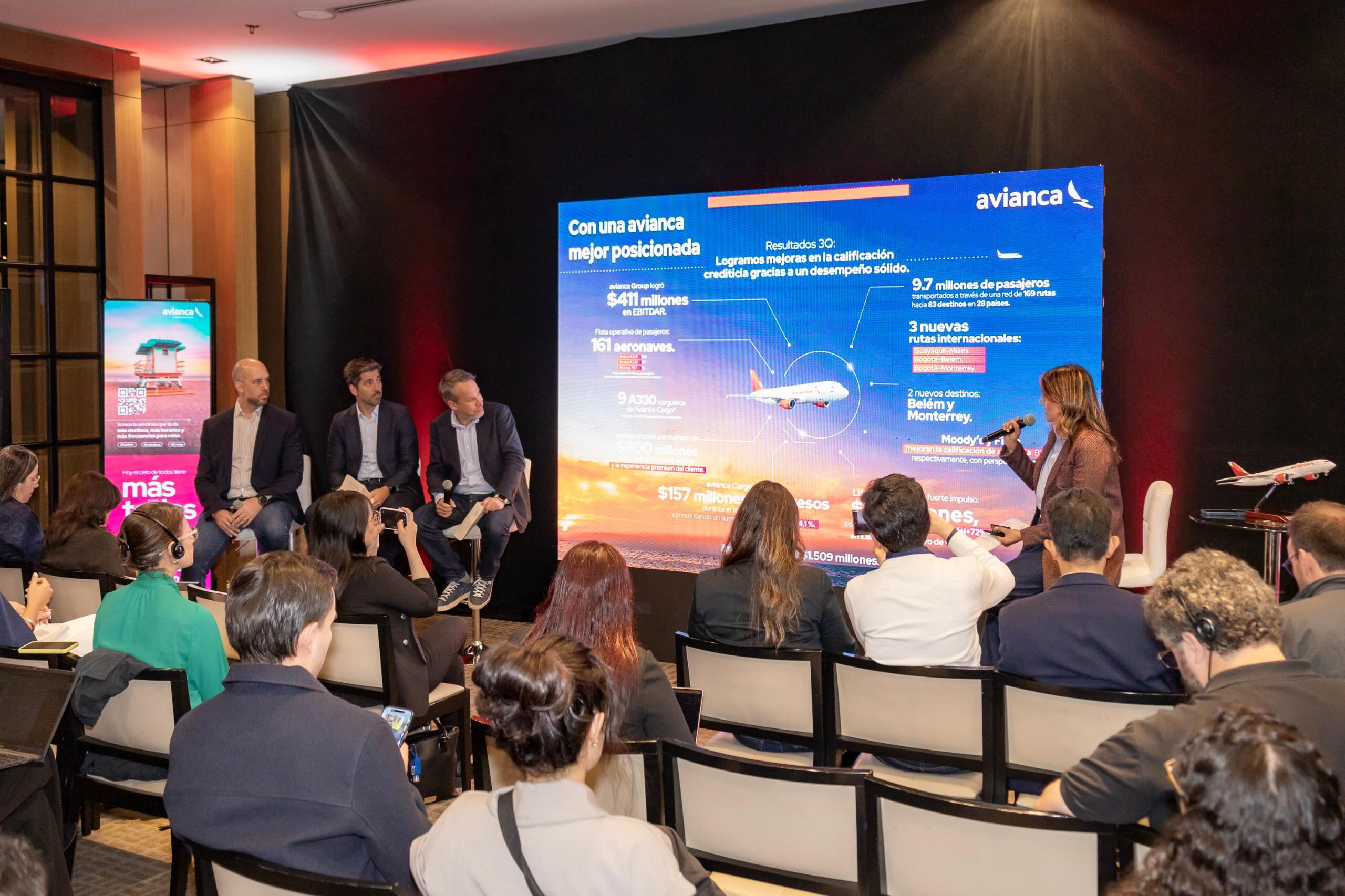 Altos directivos de Avianca presentaron resultados de 2025