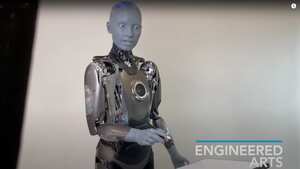 El robot humanoide Ameca manifestó ser autoconsciente.