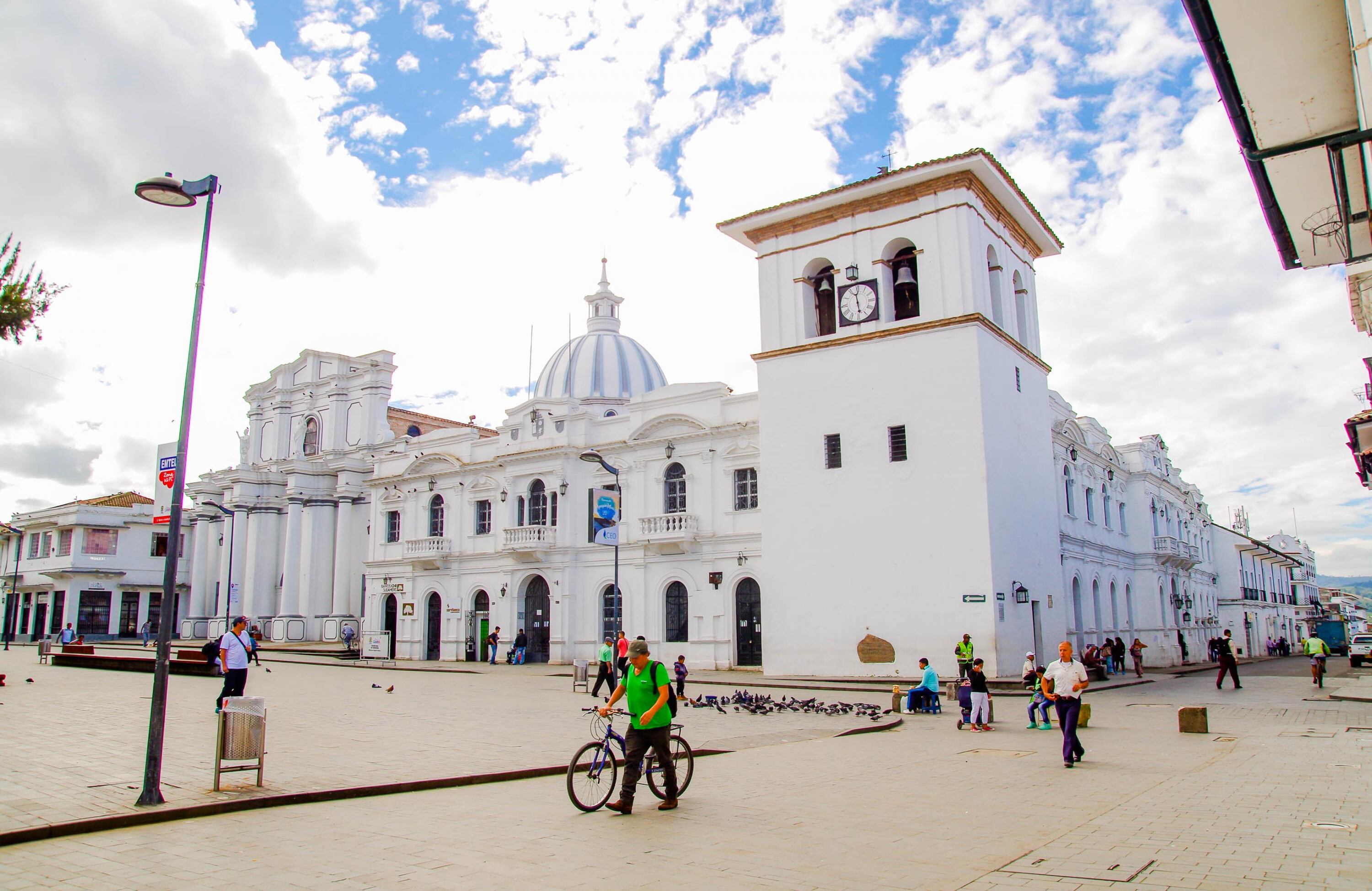 Centro histórico de la ciudad de Popayán.