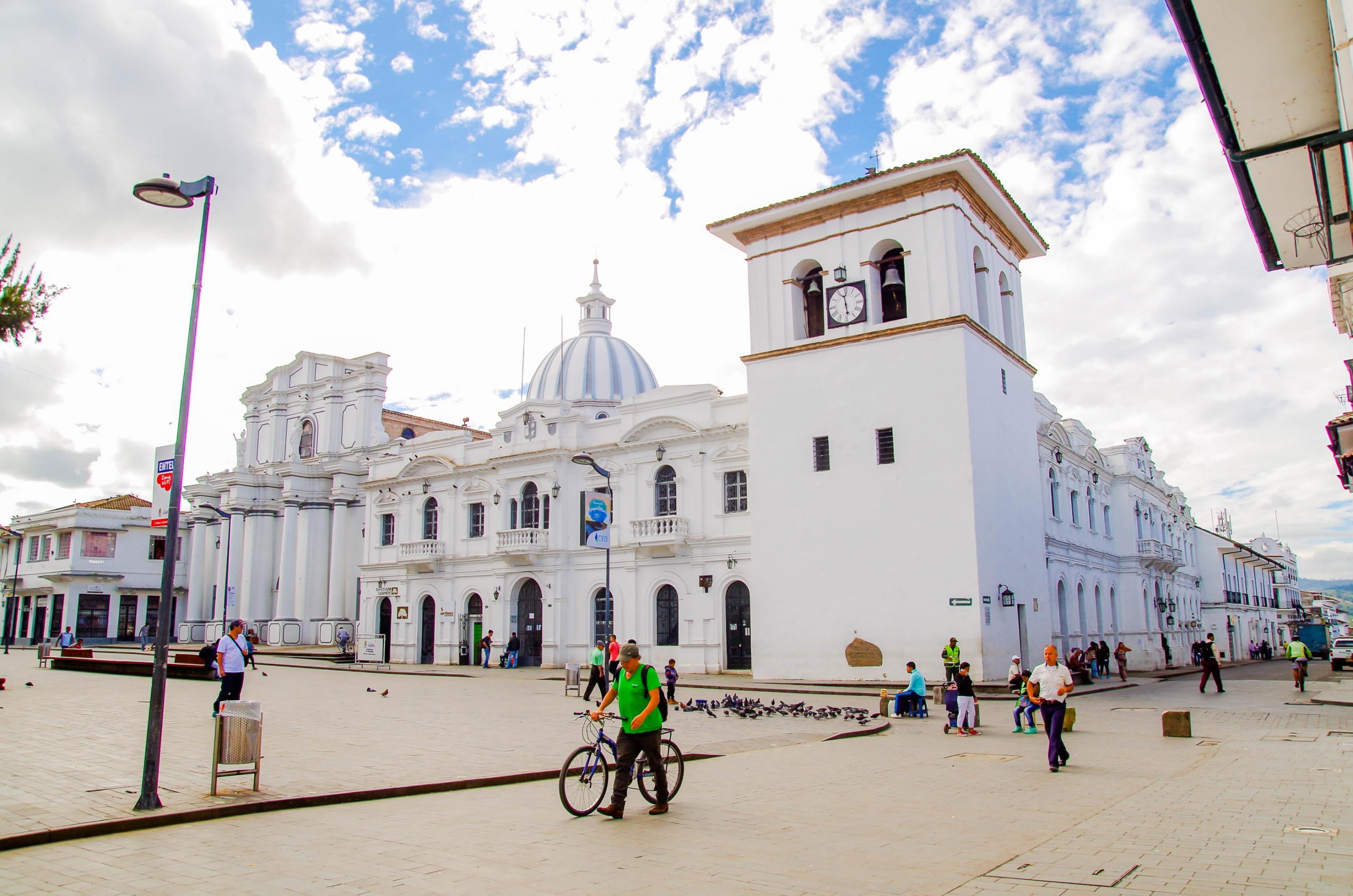 Centro histórico de la ciudad de Popayán.
