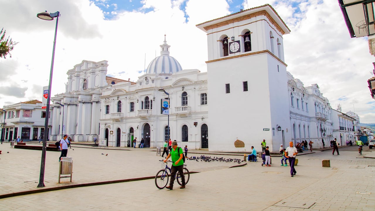 Centro histórico de la ciudad de Popayán.
