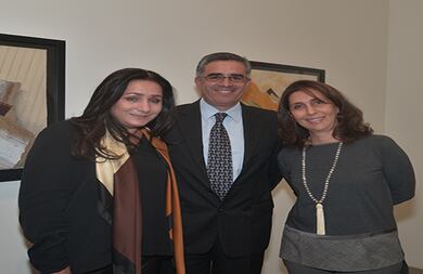 Erika Yamhure, Felipe Ordóñez y Sandra Faska.