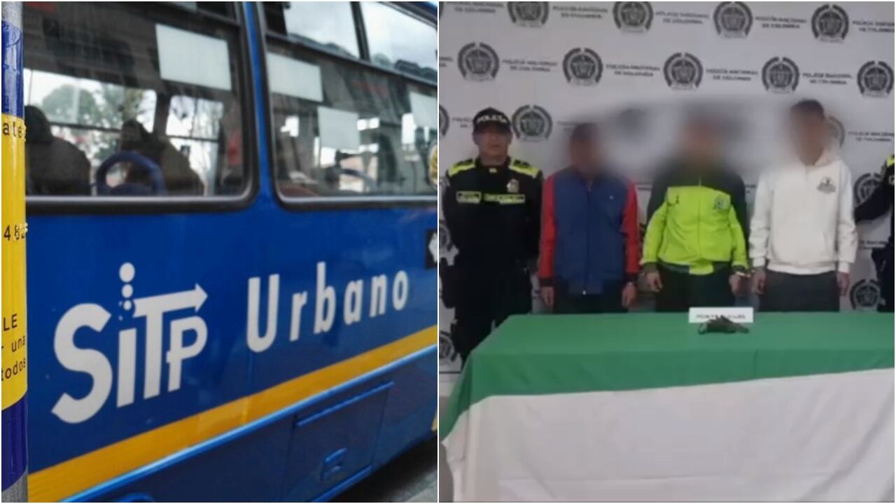 Tres hombres se subieron a robar a un SITP en el norte de Bogotá.