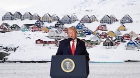 Trump habla sobre groenlandia